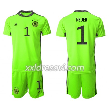 Njemačka Manuel Neuer 1 Golmanski Dječji Komplet Dresovi za Nogomet II Euro 2020 (+ kratke hlače)